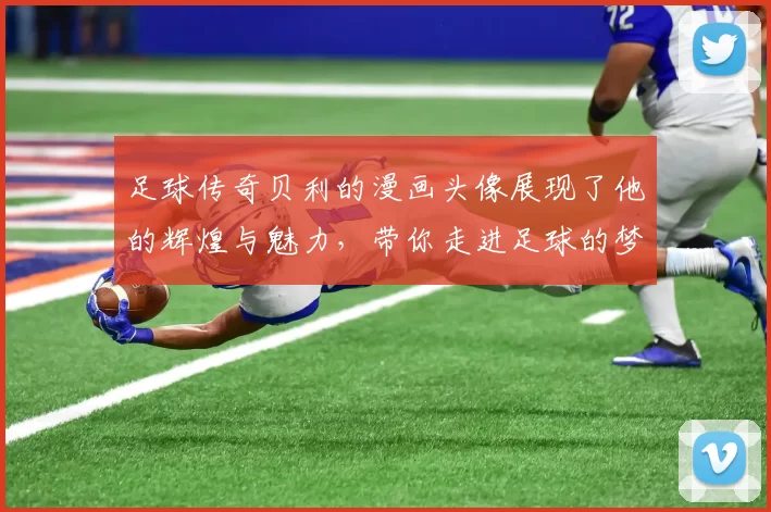 足球传奇贝利的漫画头像展现了他的辉煌与魅力，带你走进足球的梦幻世界