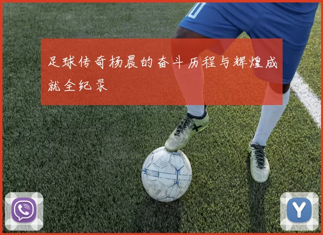 足球传奇杨晨的奋斗历程与辉煌成就全纪录